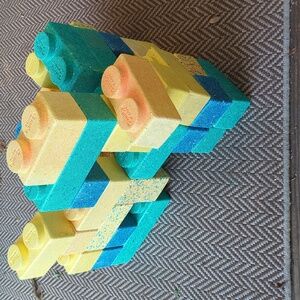 Gorilla Blocks 40 Foam Building Blocks Set for Kids